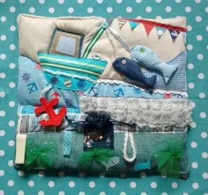 Fishing Boat Dementia Blanket