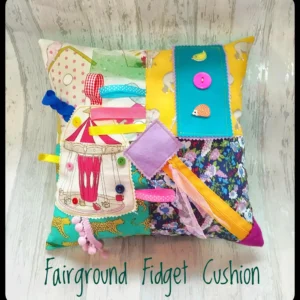 Sensory Fidget Cushion – Vintage Fairground Theme